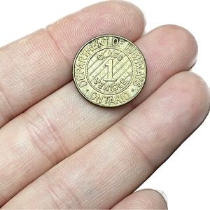 🎈$5 add on - Ontario Department of Transportation Toll Token